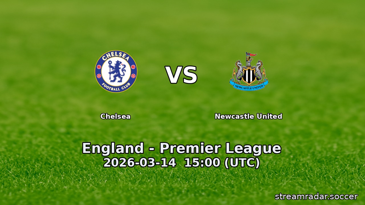 Chelsea vs Newcastle United