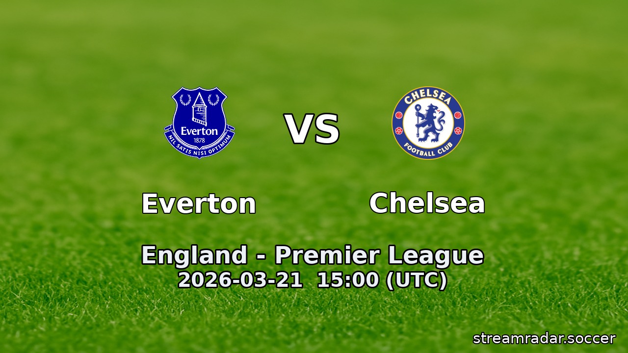 Everton vs Chelsea