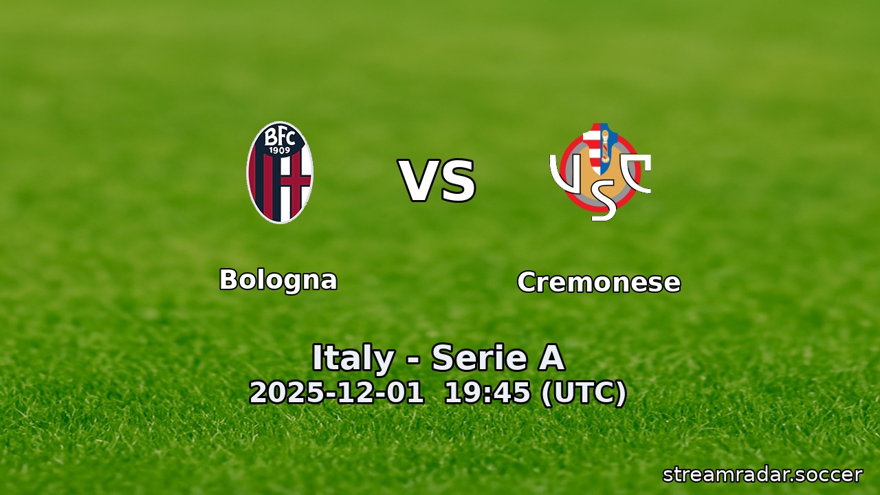 Bologna vs Cremonese