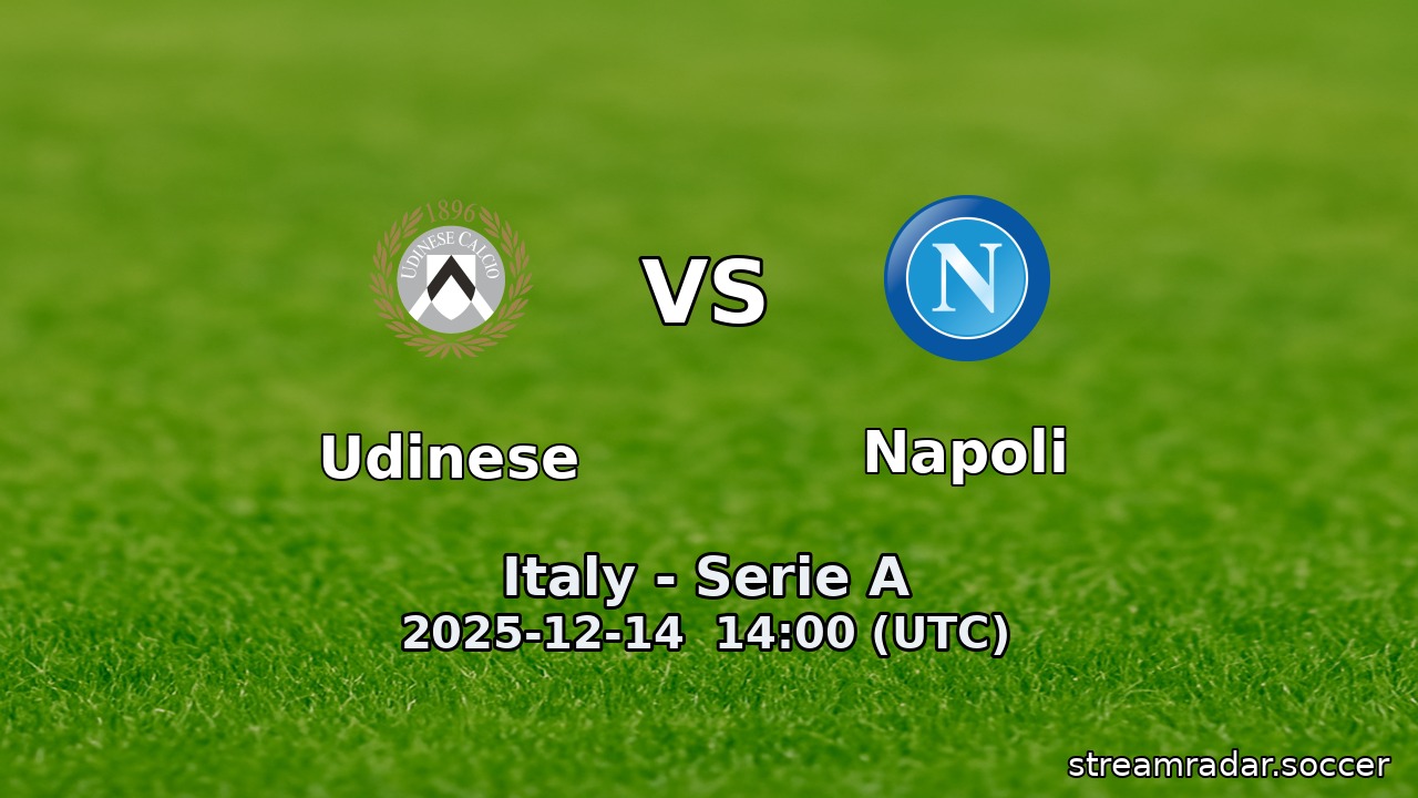 Udinese vs Napoli