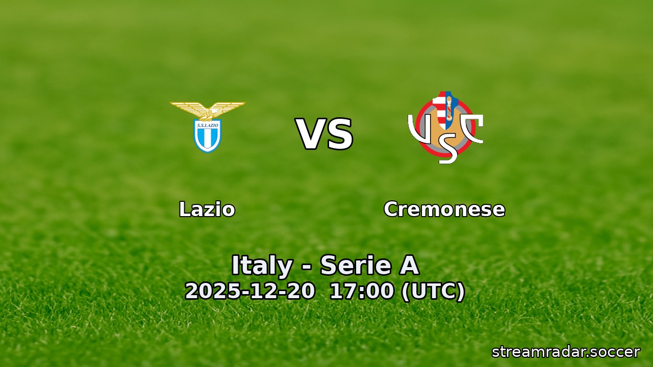 Lazio vs Cremonese