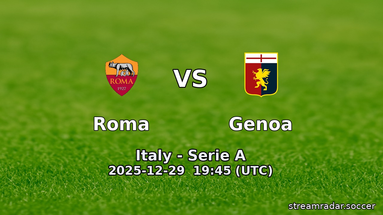 Roma vs Genoa