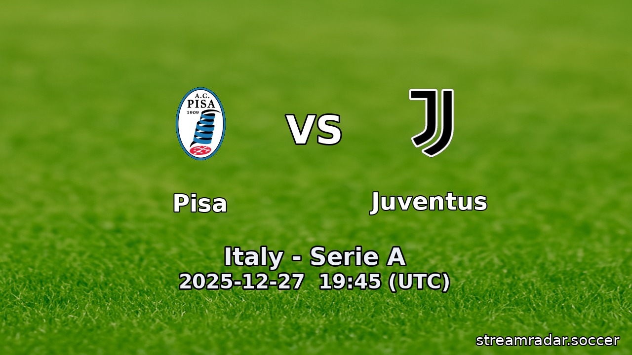 Pisa vs Juventus