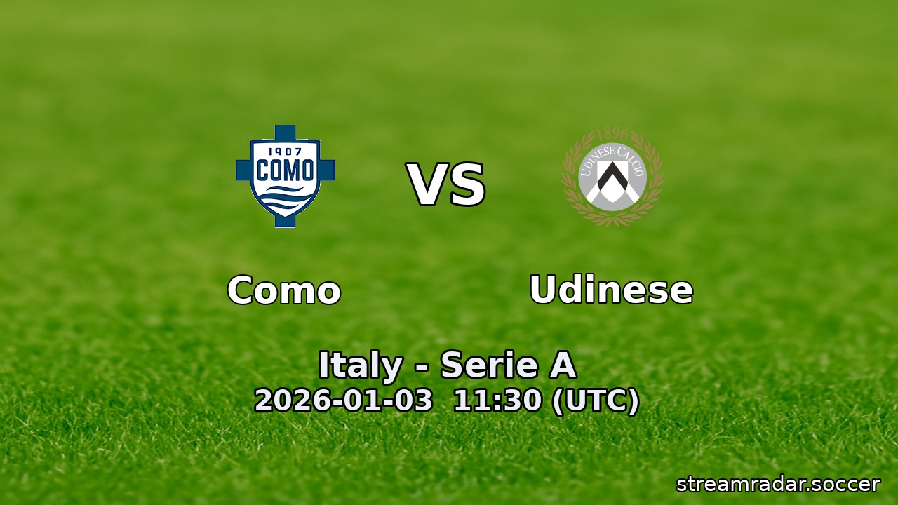 Como vs Udinese