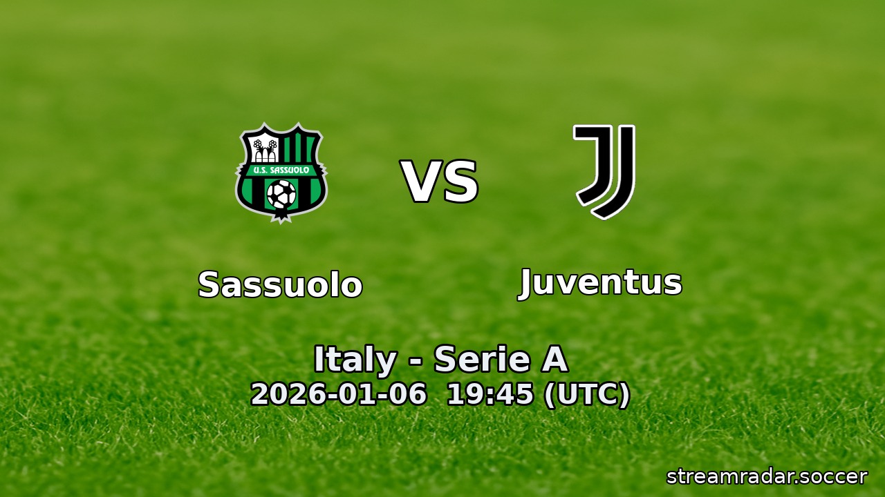 Sassuolo vs Juventus