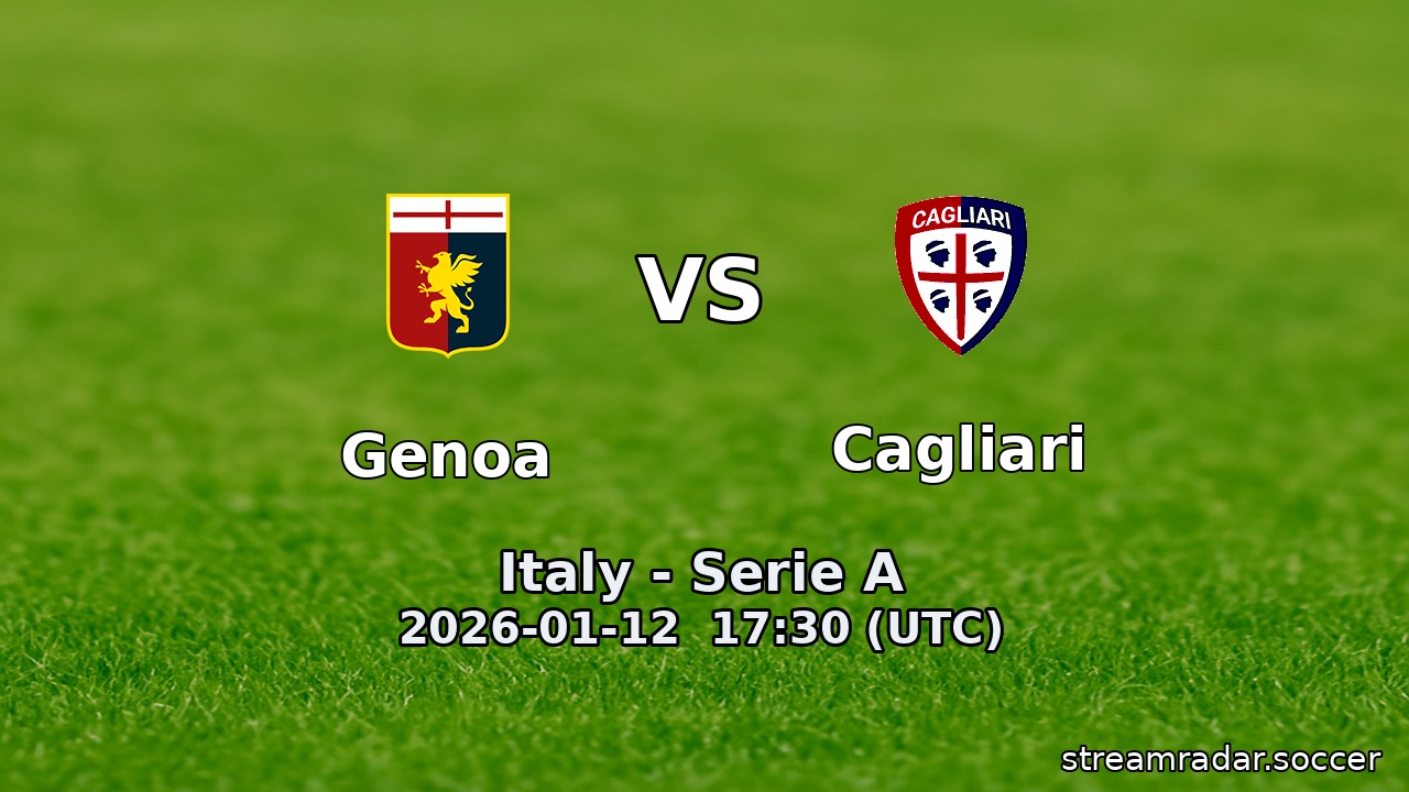 Genoa vs Cagliari