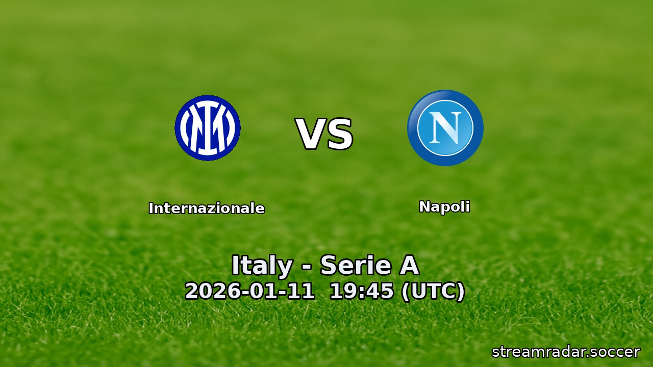 Internazionale vs Napoli