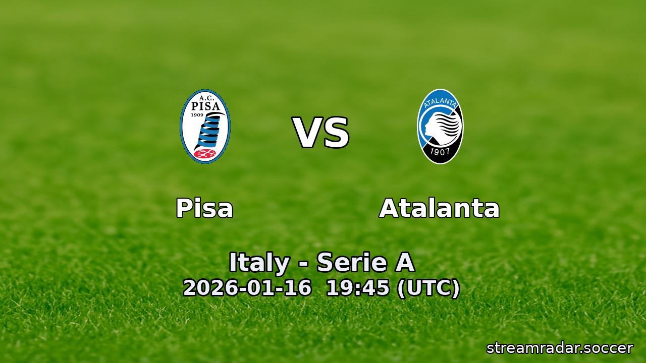 Pisa vs Atalanta