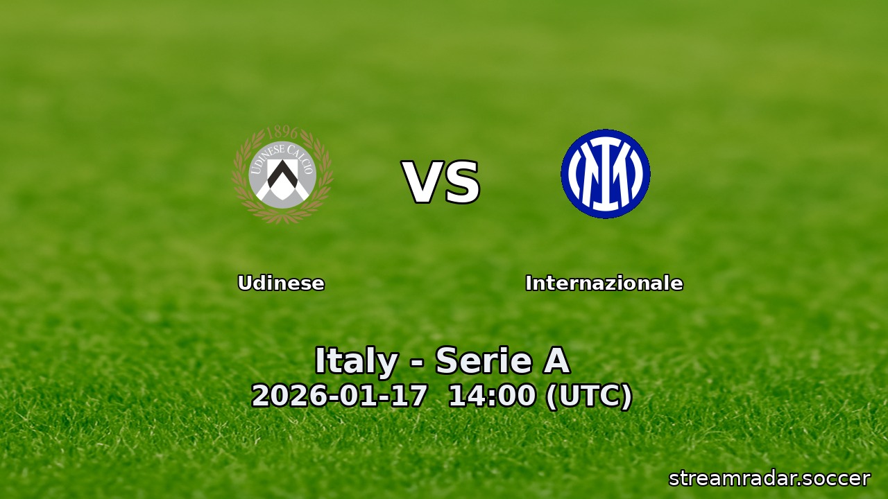 Udinese vs Internazionale