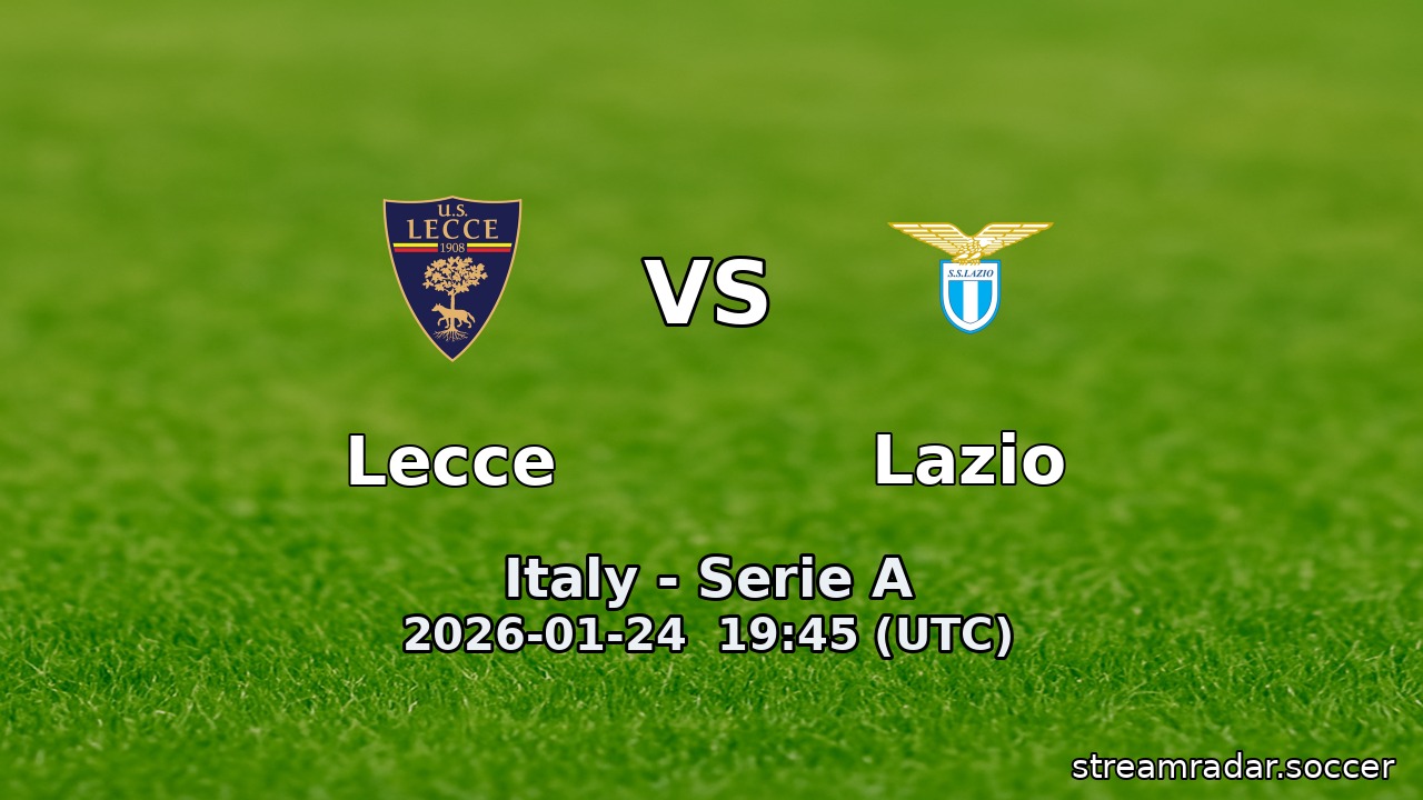 Lecce vs Lazio