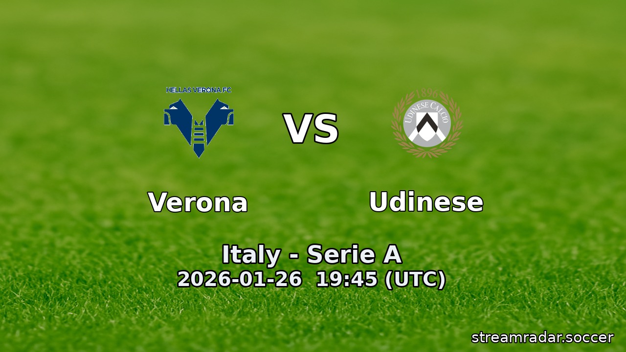 Verona vs Udinese