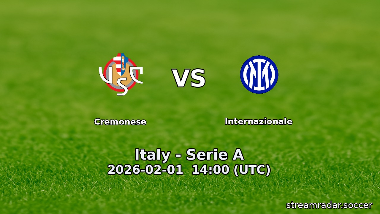 Cremonese vs Internazionale
