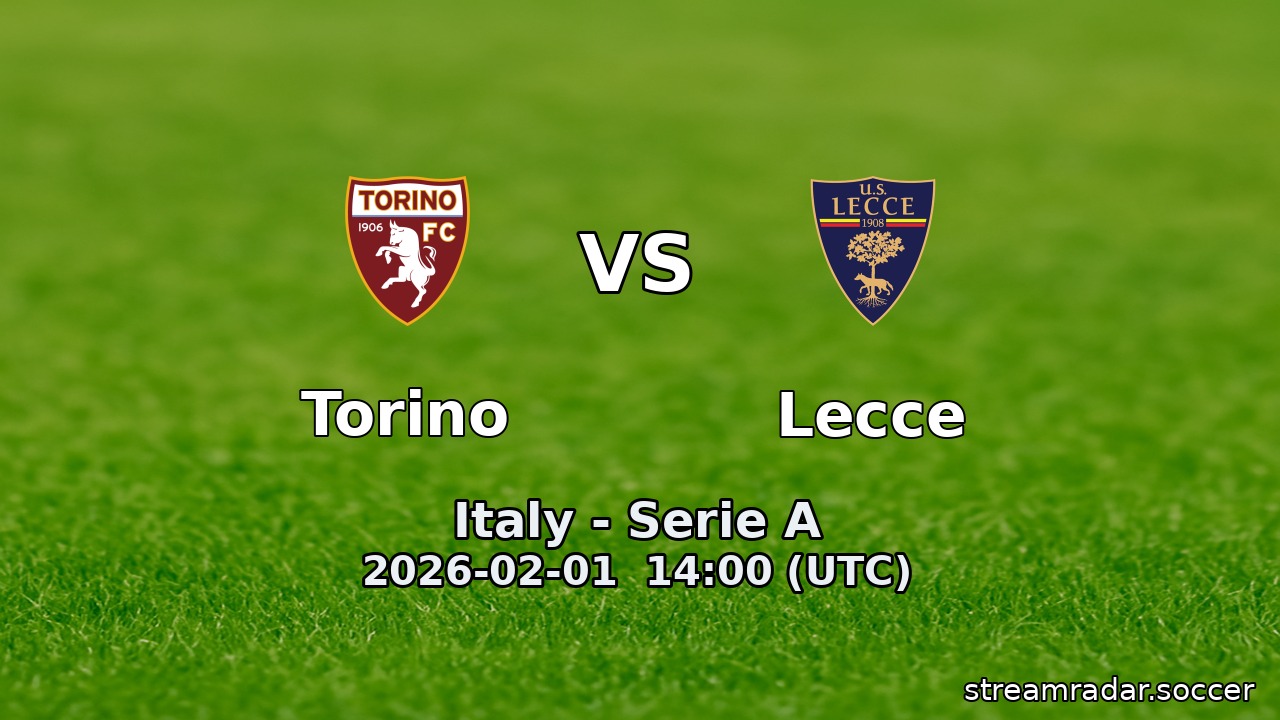 Torino vs Lecce