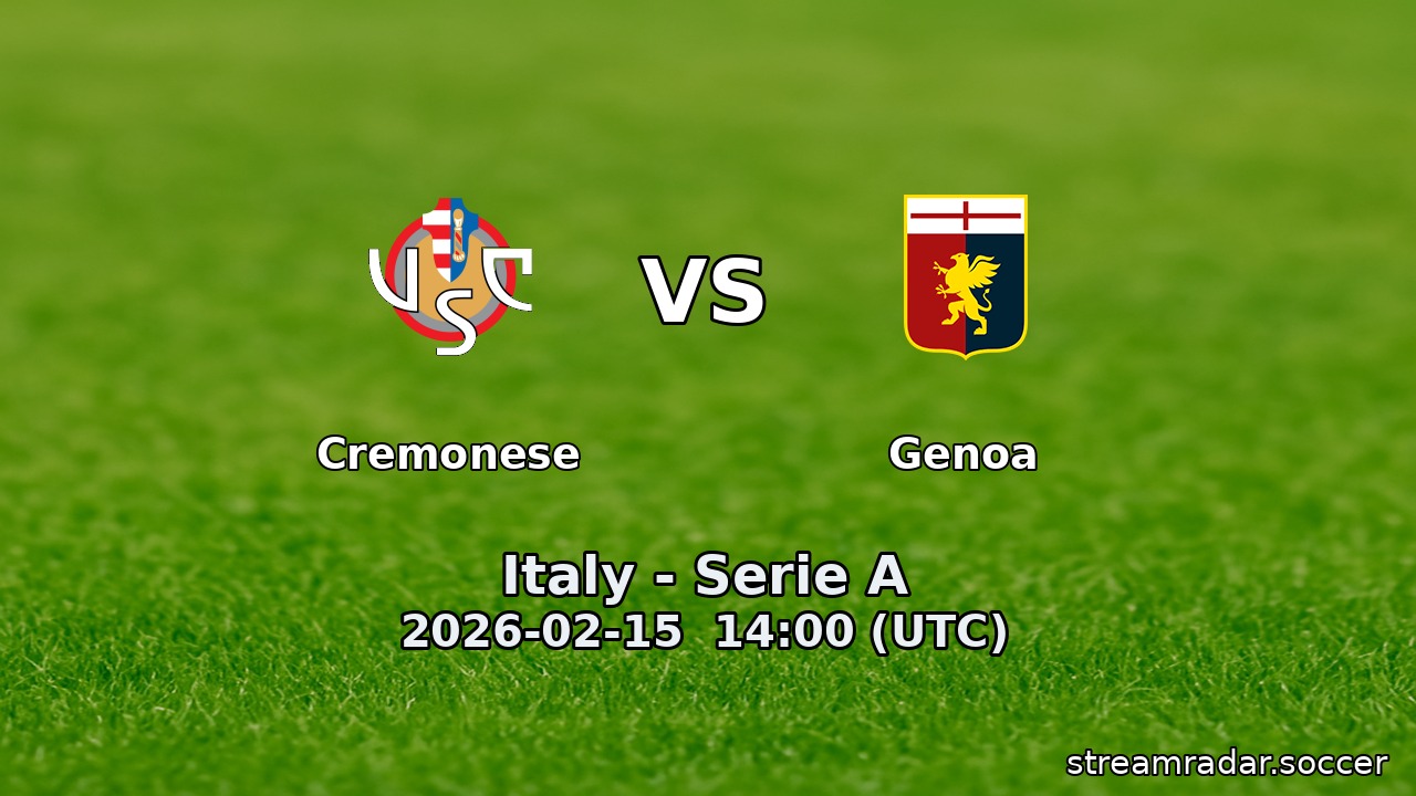Cremonese vs Genoa