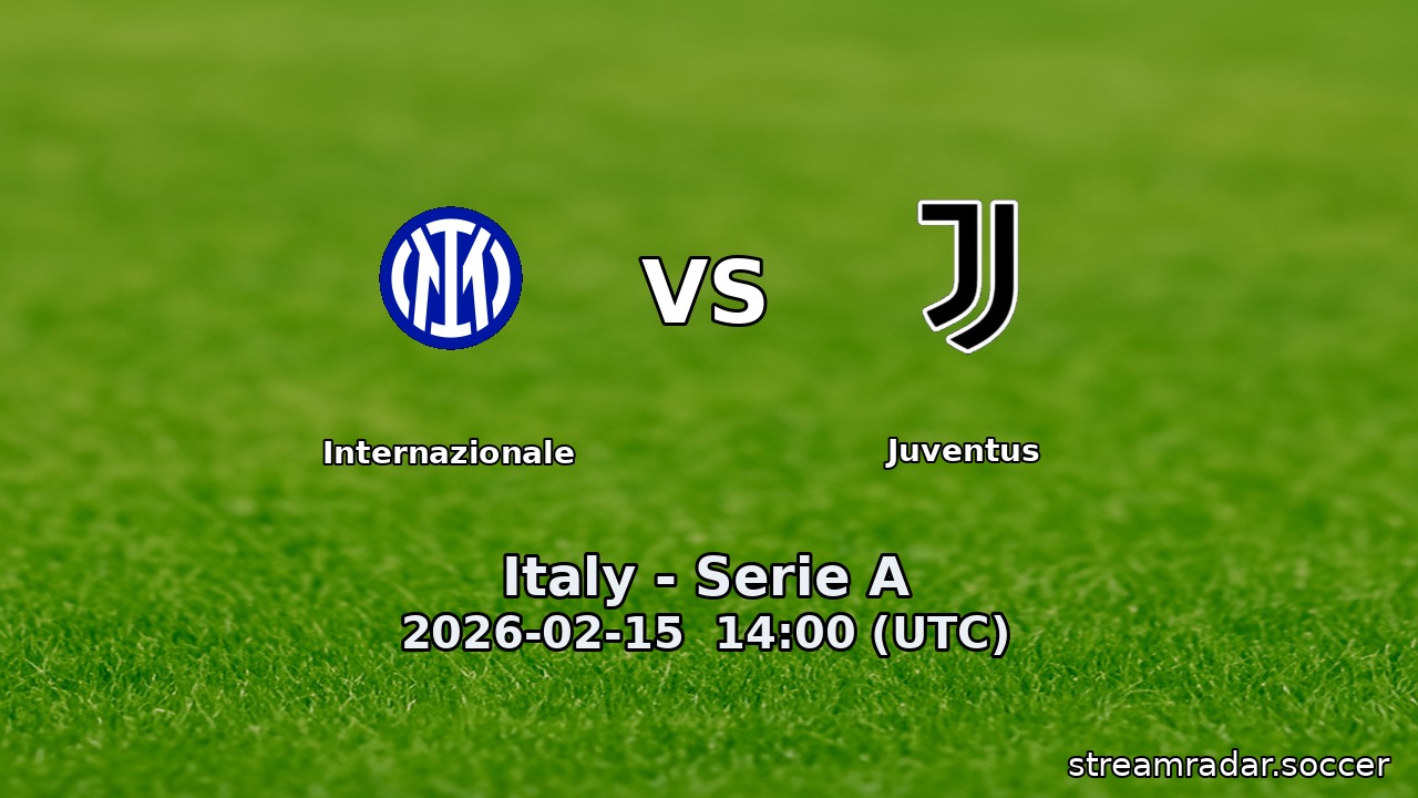 Internazionale vs Juventus