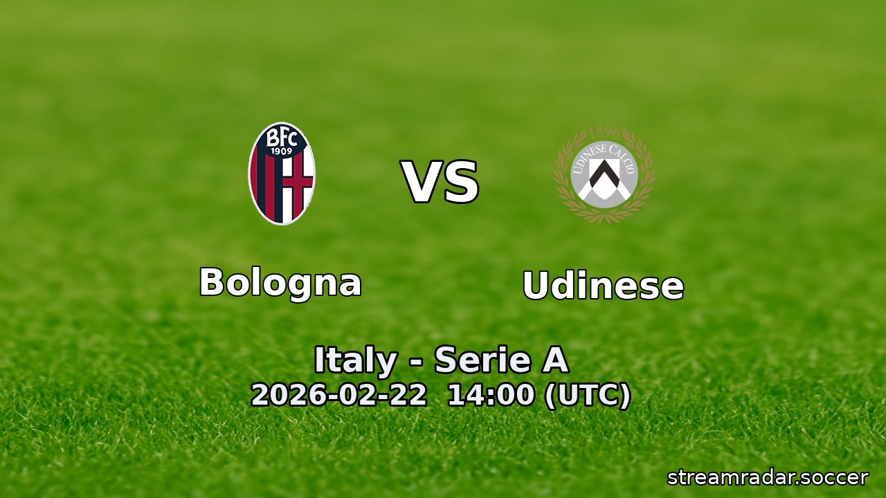 Bologna vs Udinese