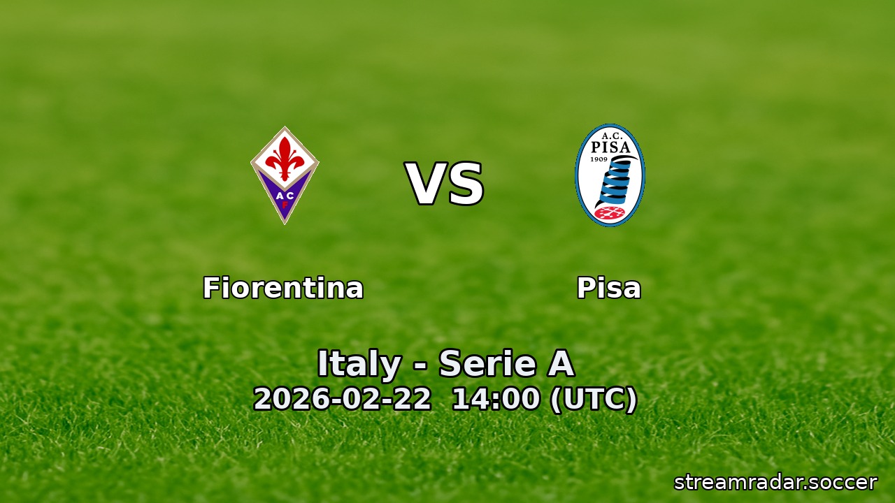 Fiorentina vs Pisa