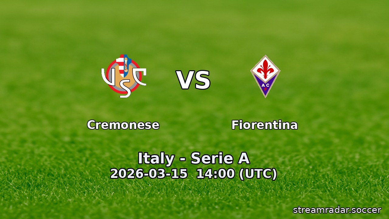 Cremonese vs Fiorentina