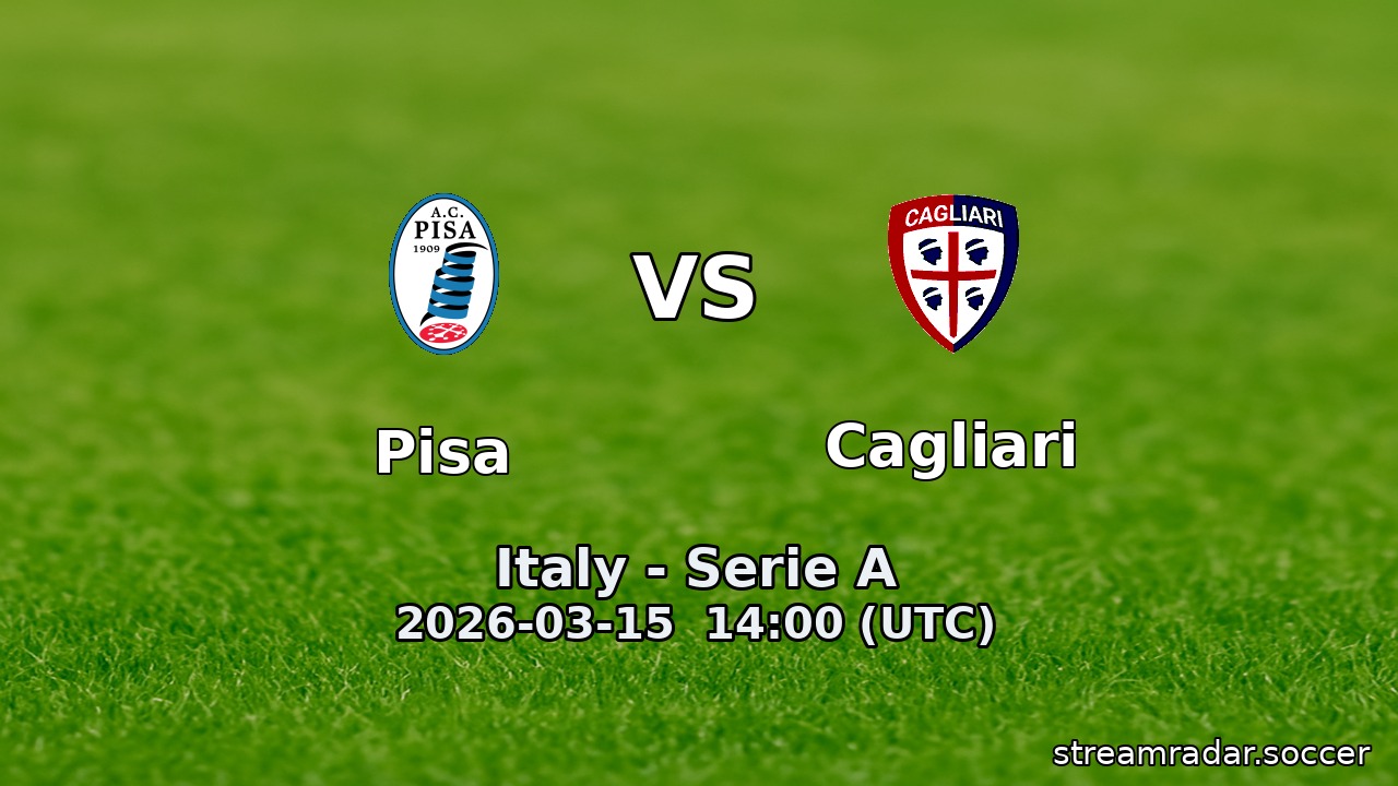 Pisa vs Cagliari
