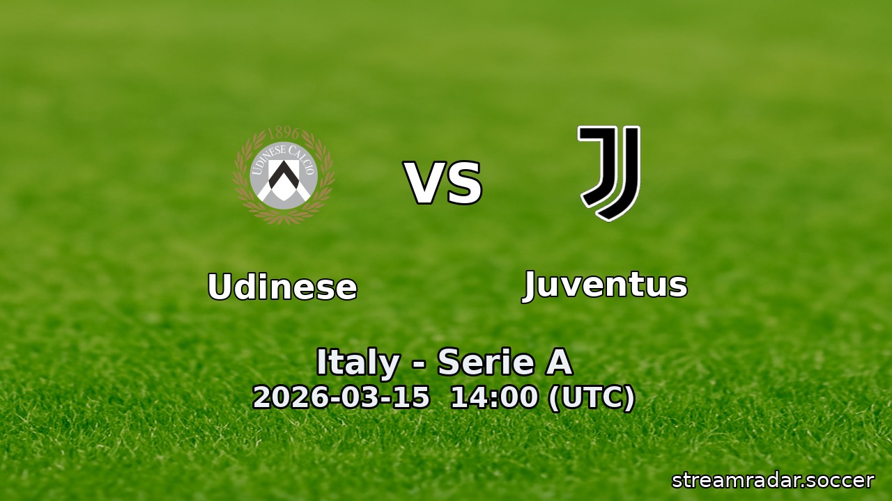 Udinese vs Juventus