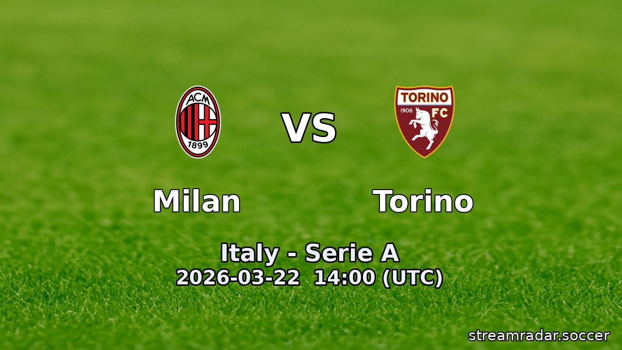 Milan vs Torino
