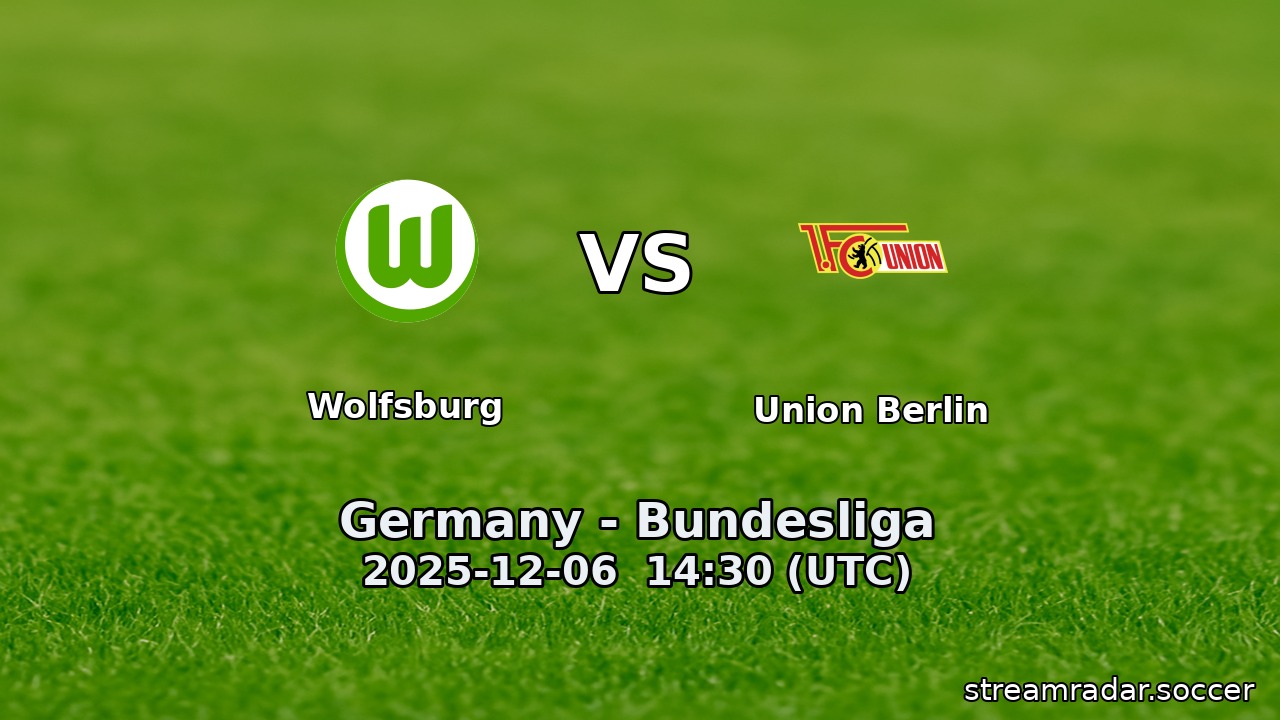 Wolfsburg vs Union Berlin