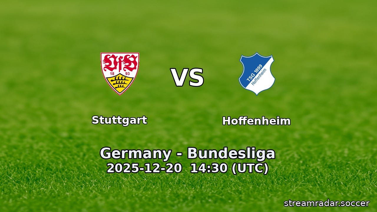 Stuttgart vs Hoffenheim