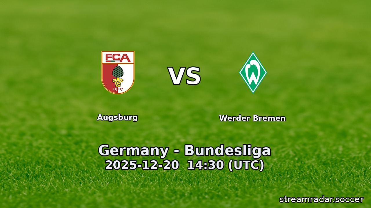 Augsburg vs Werder Bremen