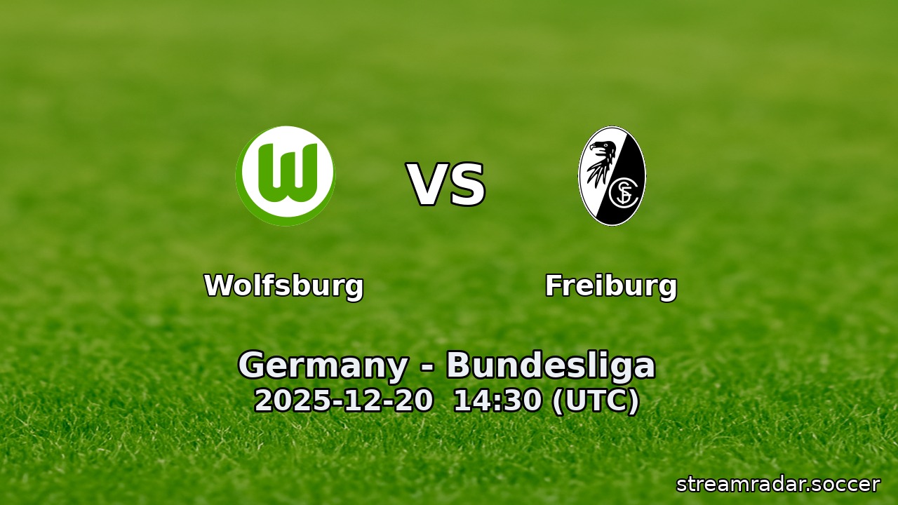 Wolfsburg vs Freiburg