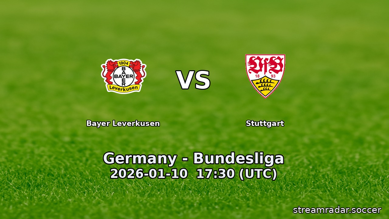 Bayer Leverkusen vs Stuttgart