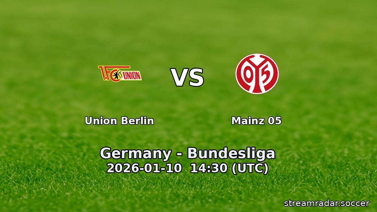 Union Berlin vs Mainz 05