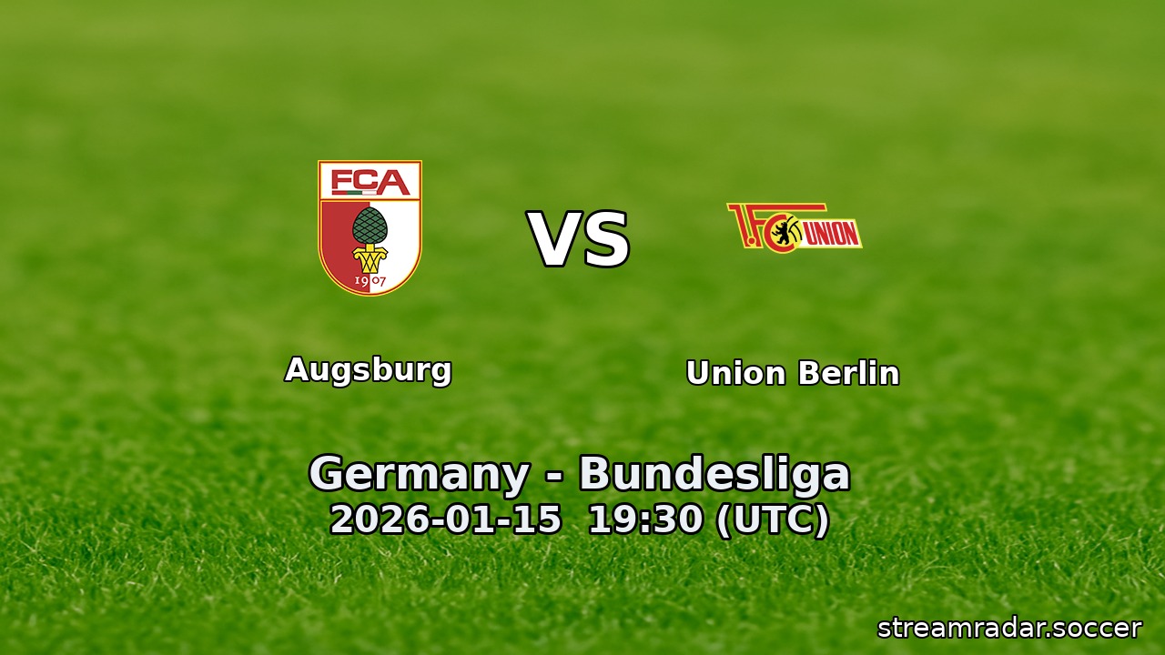 Augsburg vs Union Berlin