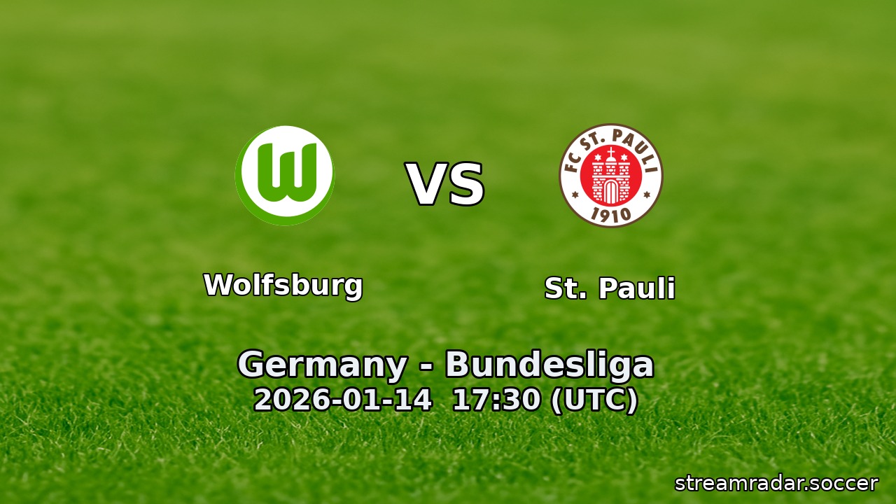 Wolfsburg vs St. Pauli