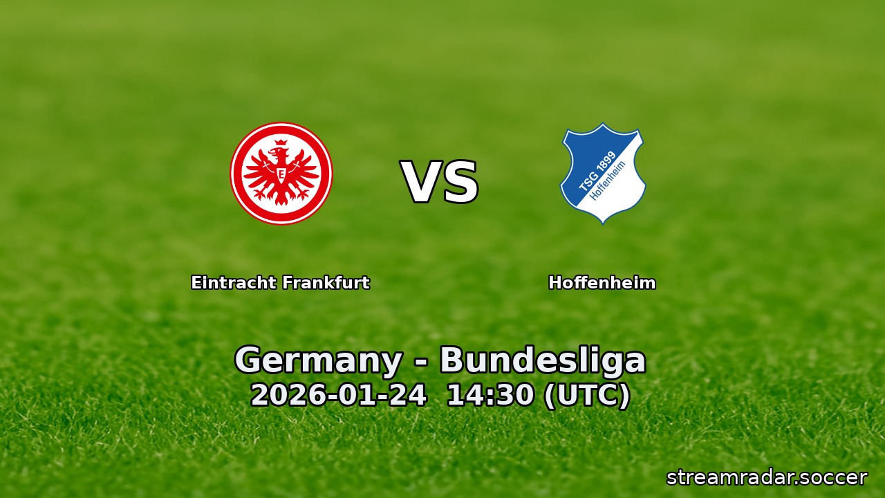 Eintracht Frankfurt vs Hoffenheim