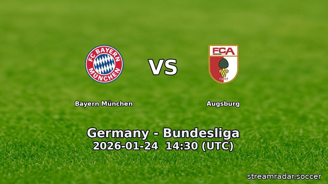 Bayern München vs Augsburg