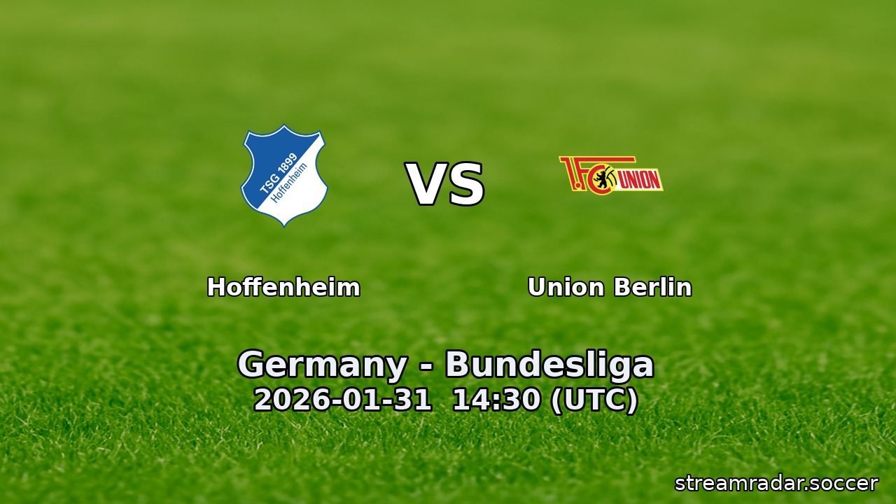 Hoffenheim vs Union Berlin