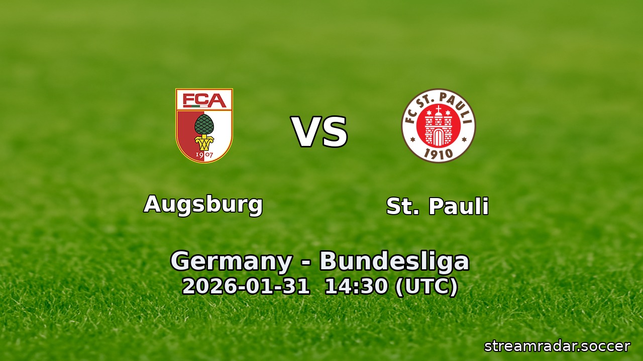 Augsburg vs St. Pauli