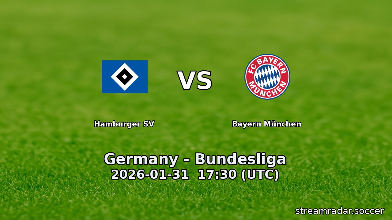 Hamburger SV vs Bayern München