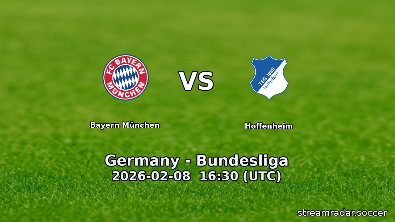 Bayern München vs Hoffenheim