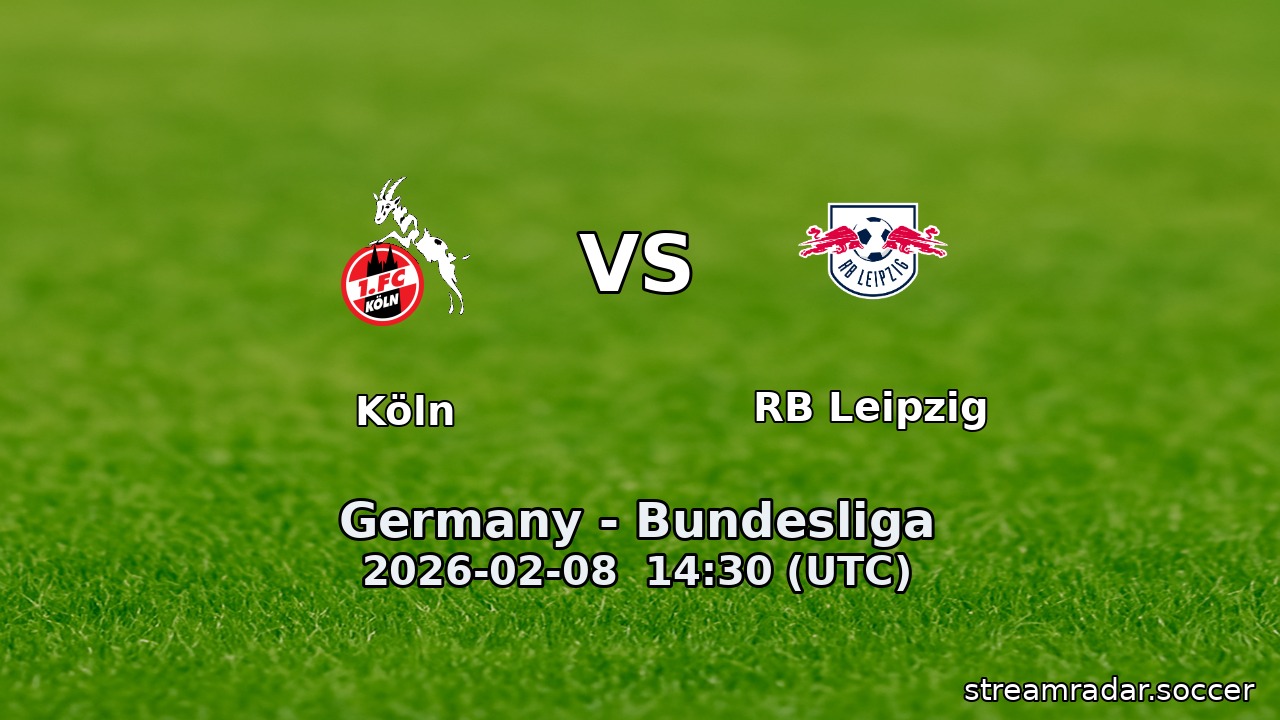 Köln vs RB Leipzig