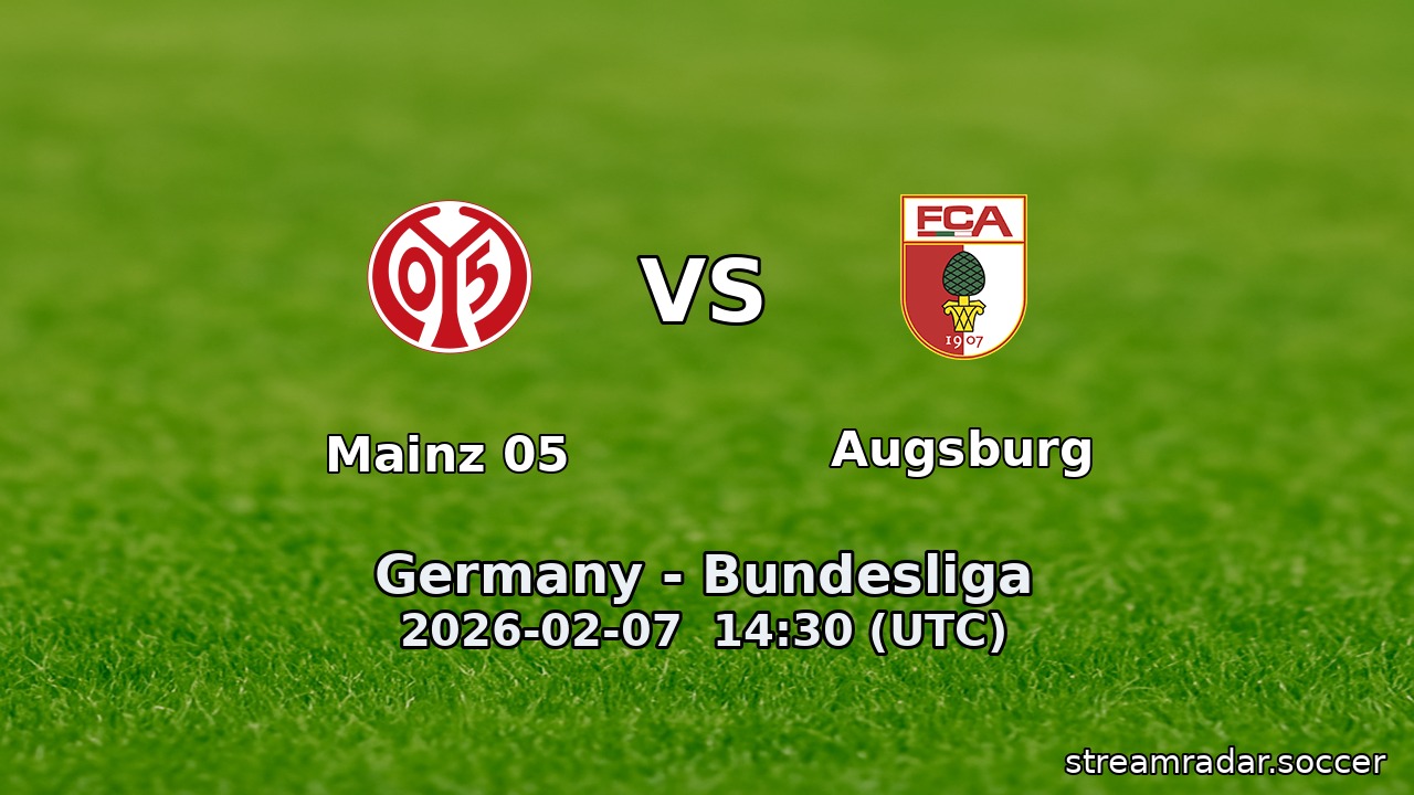 Mainz 05 vs Augsburg