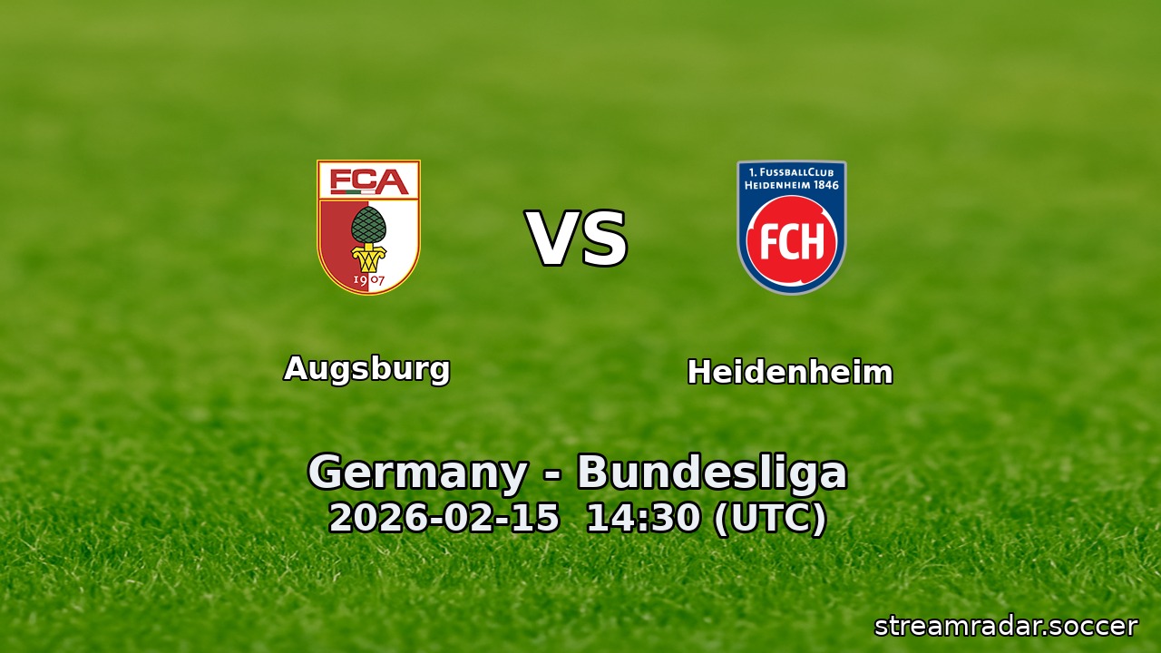 Augsburg vs Heidenheim
