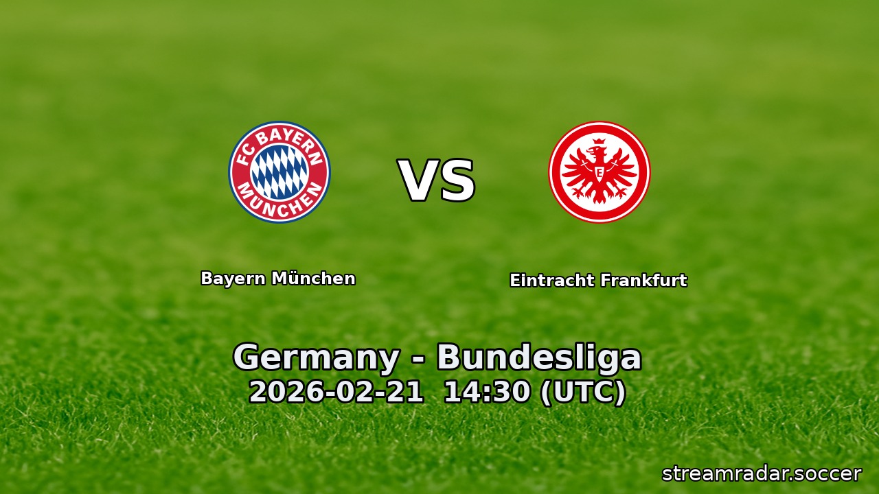 Bayern München vs Eintracht Frankfurt