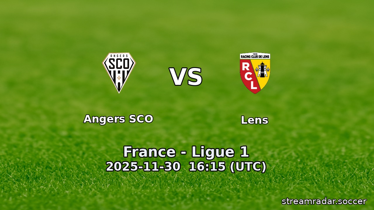 Angers SCO vs Lens