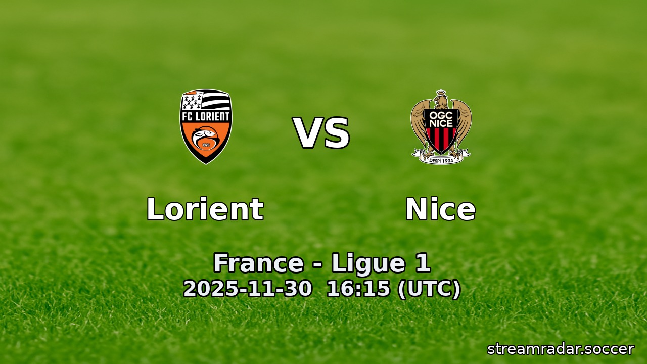 Lorient vs Nice