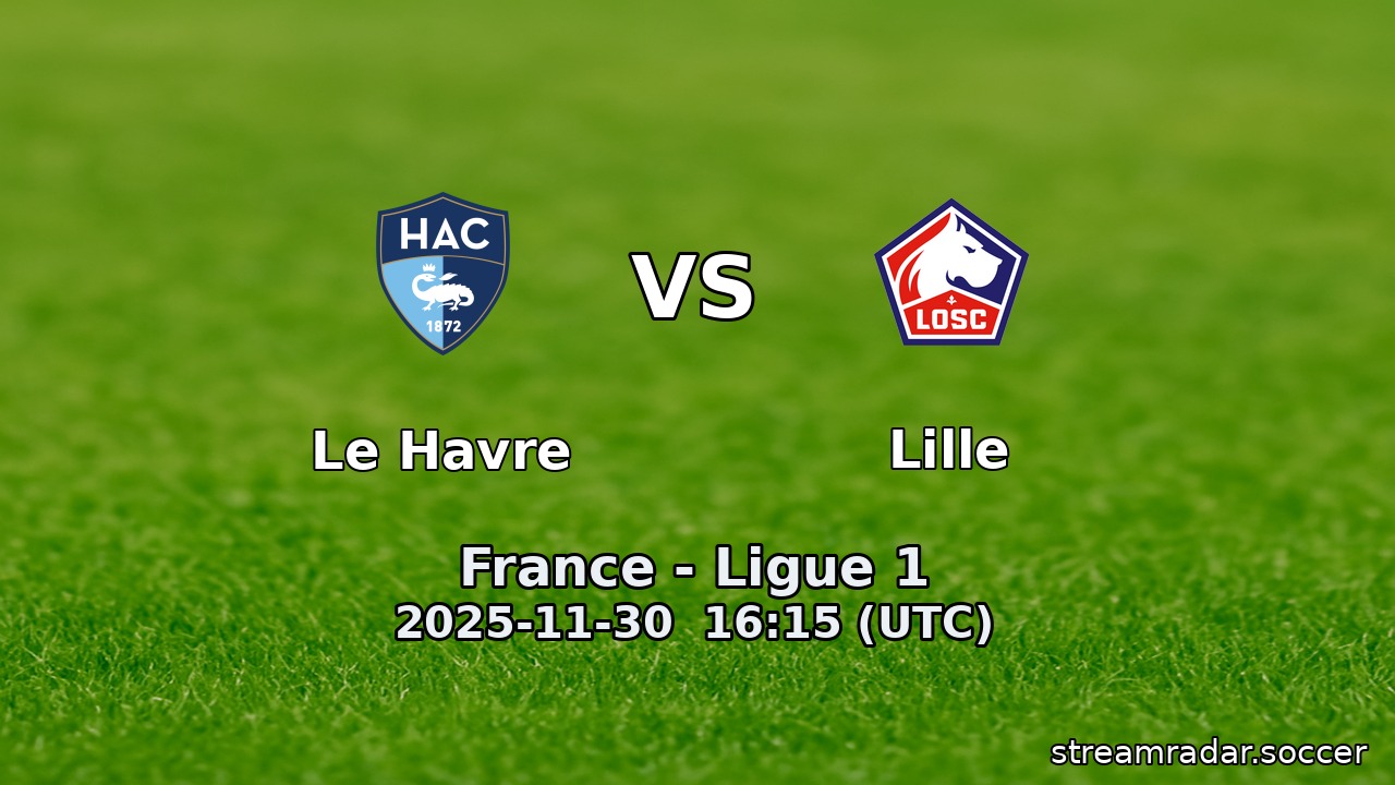 Le Havre vs Lille