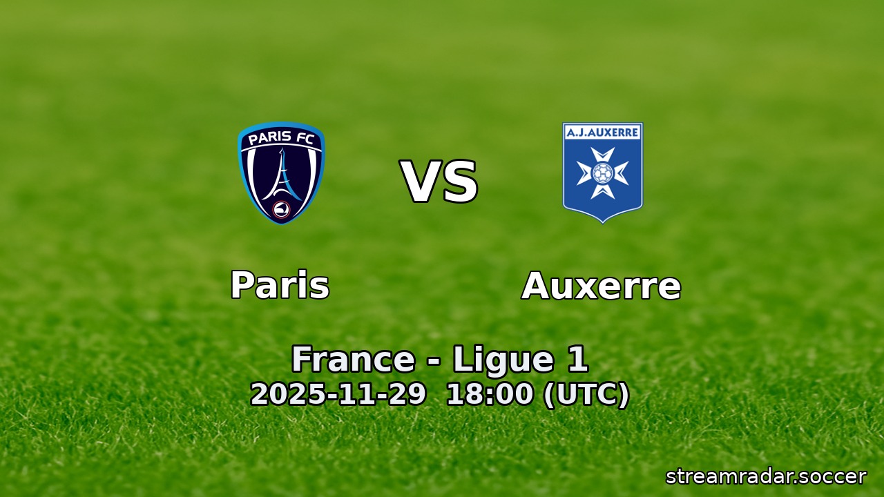 Paris vs Auxerre