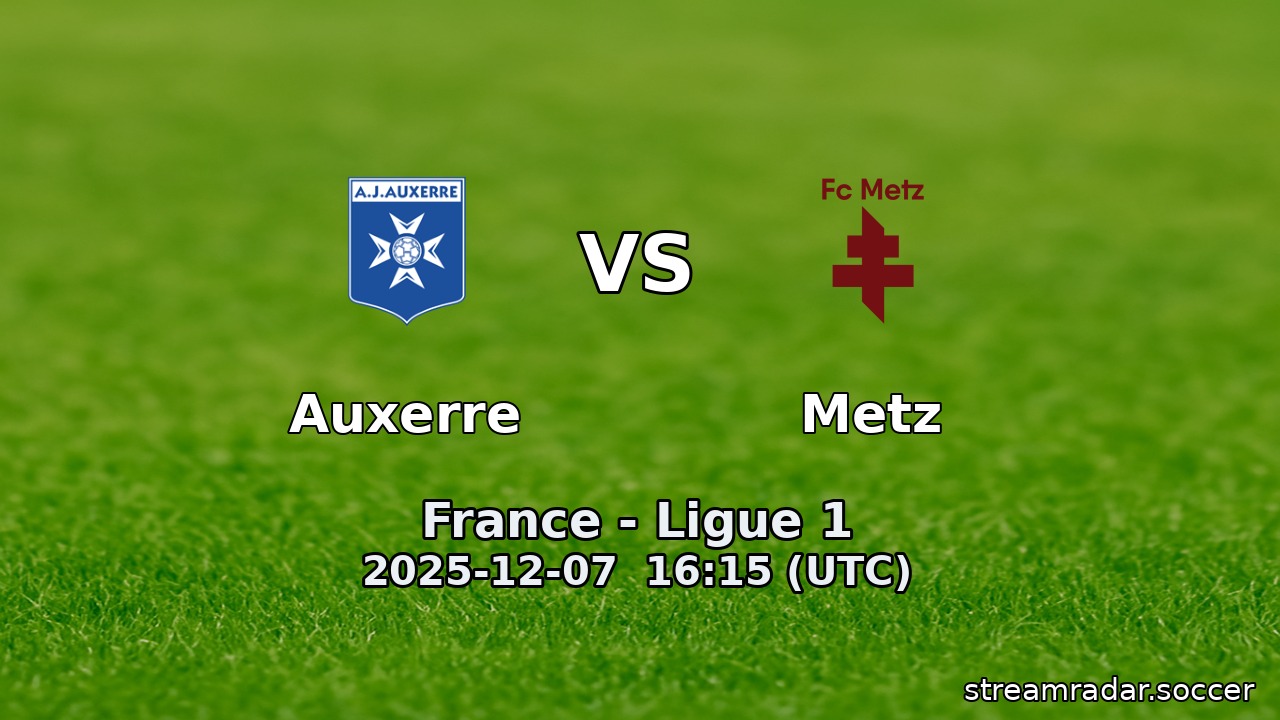 Auxerre vs Metz