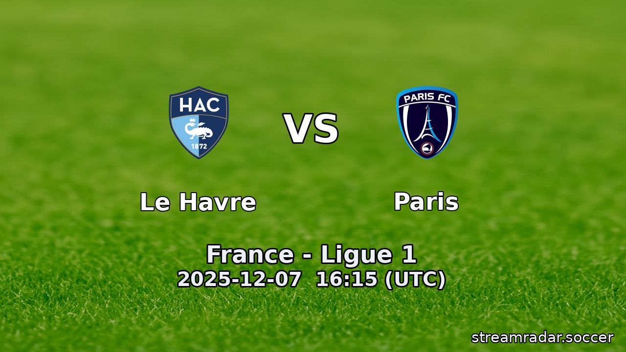 Le Havre vs Paris