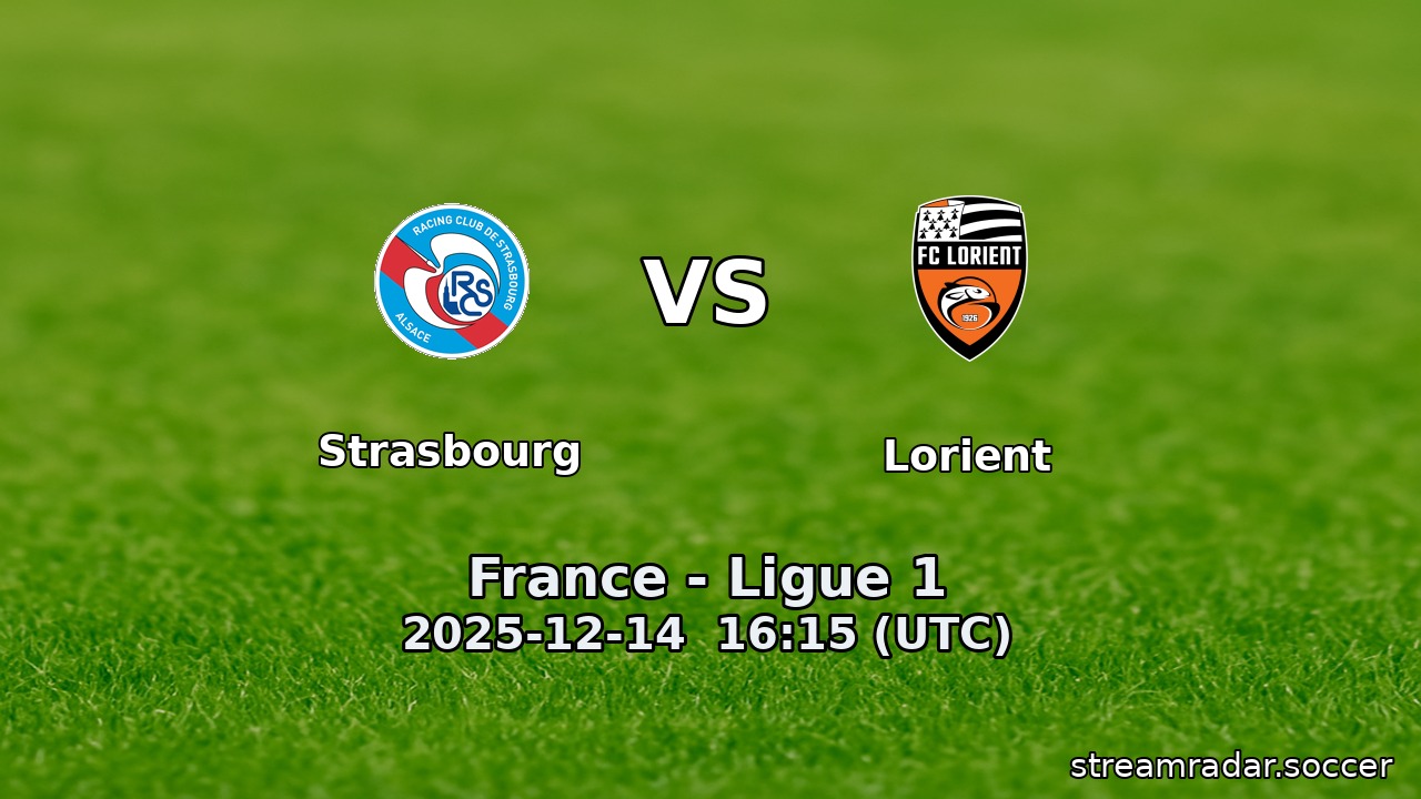 Strasbourg vs Lorient